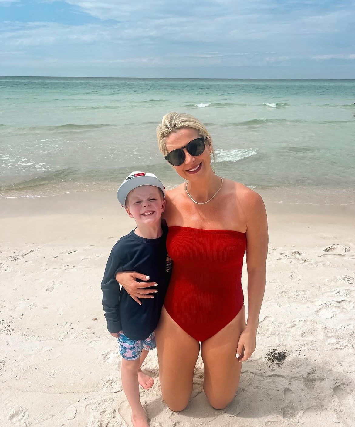 One of my favorite suits is back at #jcrew !
The red hasn’t dropped yet, but I bet they bring it back. I have the black and I’m purchasing the blue. I swear a blue swimsuit looks good on everyone! The material is extremely flattering. 
This is Gemma but I also have a striped version of the Claudia and love!

#LTKmomlife #LTKootd #LTKActive