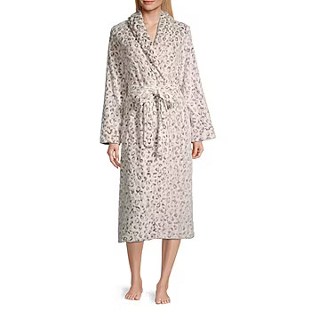 Liz Claiborne Womens Long Sleeve Long Length Plush Robe | JCPenney