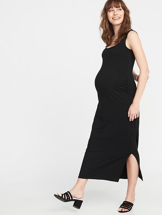 Maternity Side-Slit Maxi Tank Dress | Old Navy (US)