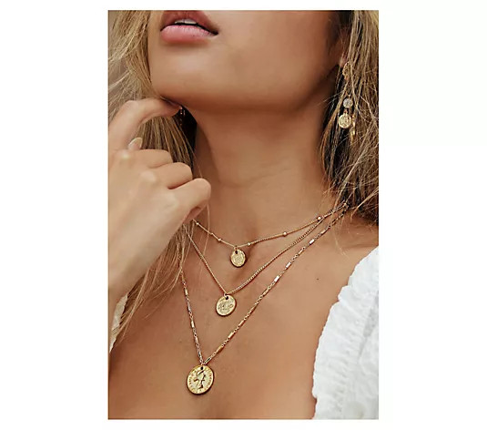 Make Your Selection: Ettika Layered Coin Necklace Set | QVC