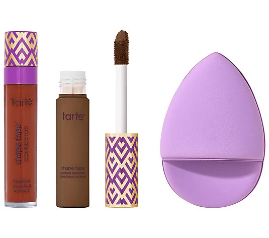tarte Shape Tape Color Corrector 3-pc Complexion System - QVC.com | QVC