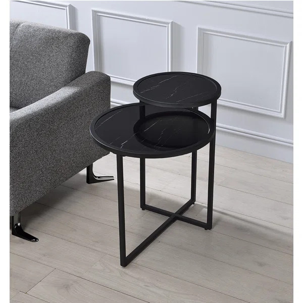 Ehrhart Cross Legs Nesting Tables | Wayfair Professional