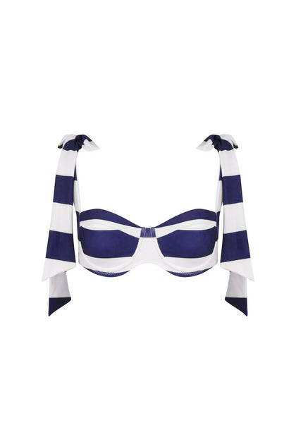 The Lady Bra (Navy/Cream Stripe) | SAME