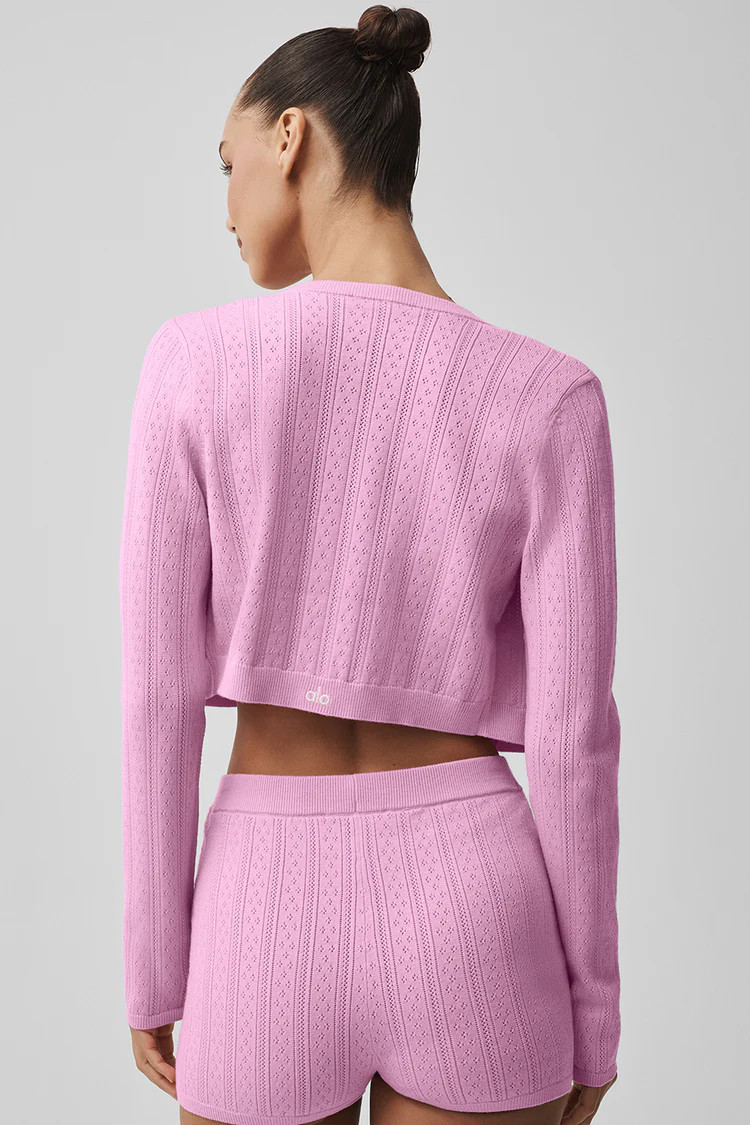 Pointelle Sweater Be Mine Cardigan | Alo Yoga (US)