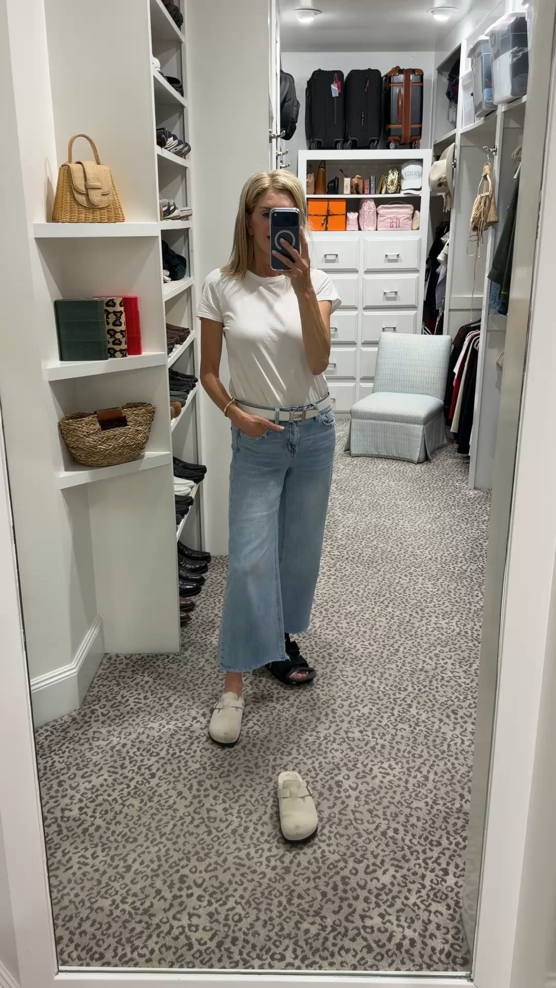 Today’s fit. Even in summer, my shearling Birkenstocks are the comfiest house shoes. They’re now on SALE.

#LTKSaleAlert #LTKootd #LTKOver40