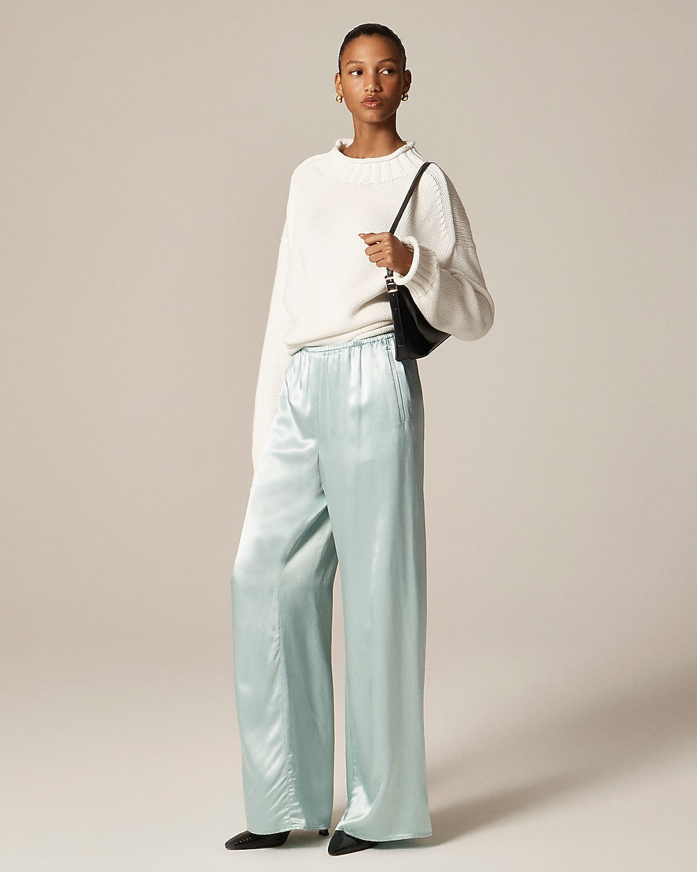 Tall Cosmo pant in luster charmeuse | J. Crew US