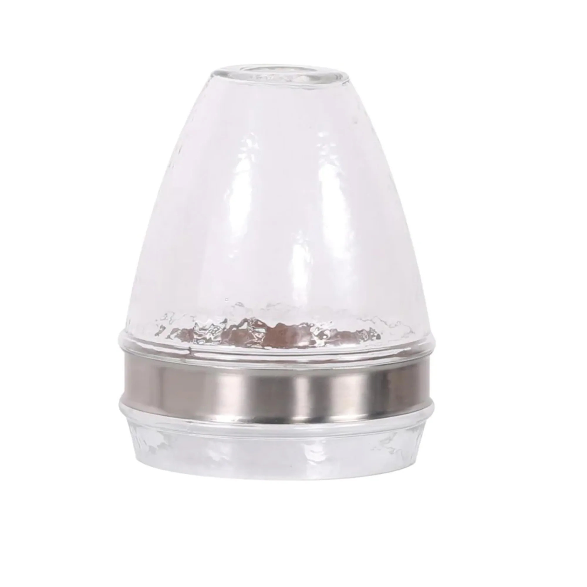 Style Selections 7.5-in x 6-in Cone Clear Glass Pendant Light Shade with 2-1/4-in fitter | Lowe's