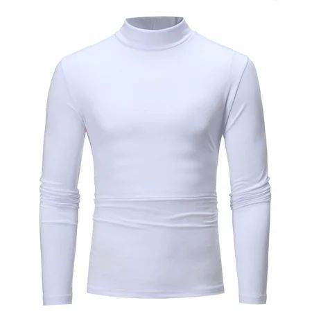 Follure men winter padded sweater and cardigan Men s Autumn Winter Pure Color Turtleneck Long Sleeve | Walmart (US)