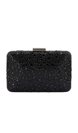 olga berg Harriet Crystal Clutch in Black. | Revolve Clothing (Global)