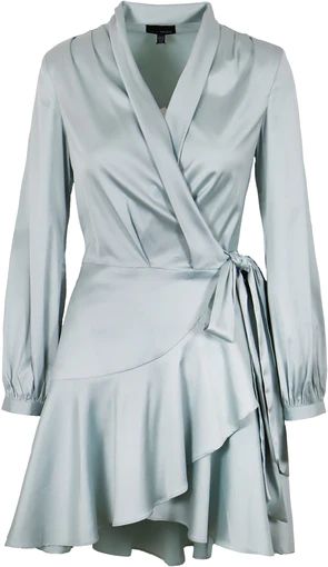 Sienna Silk Wrap Dress | LUCY PARIS
