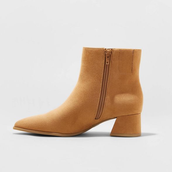 Women's Delilah Heeled Ankle Boots - A New Day™ | Target