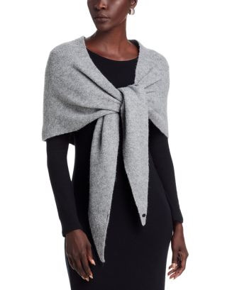 Solid Knit Triangle Scarf | Bloomingdale's (US)