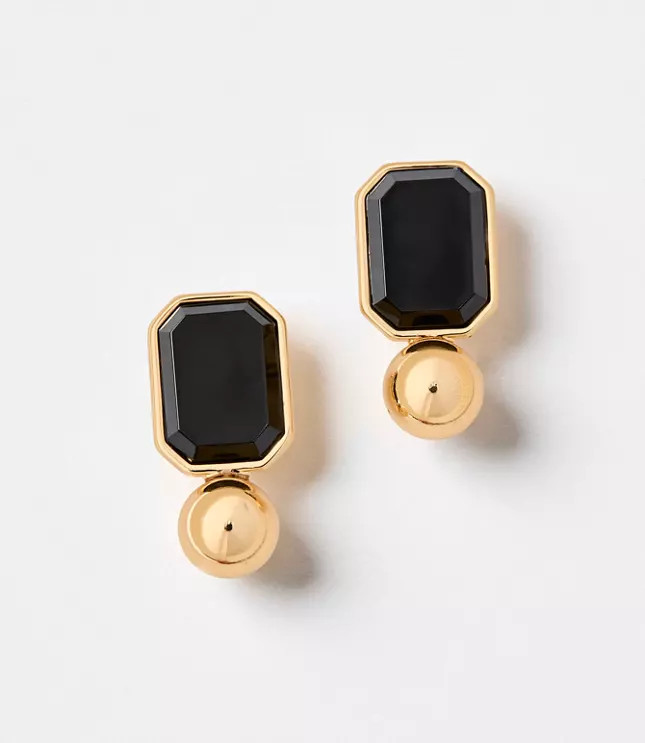 Resin Square Drop Earrings | LOFT