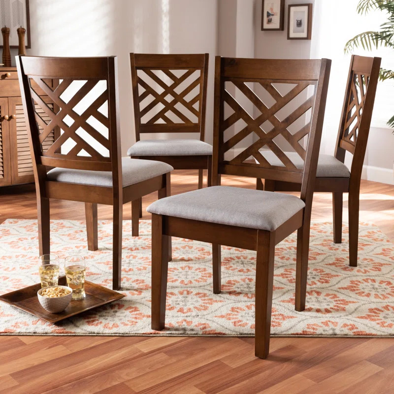 Caron Modern and Contemporary Upholstered Wood Dining Chair | Wayfair North America