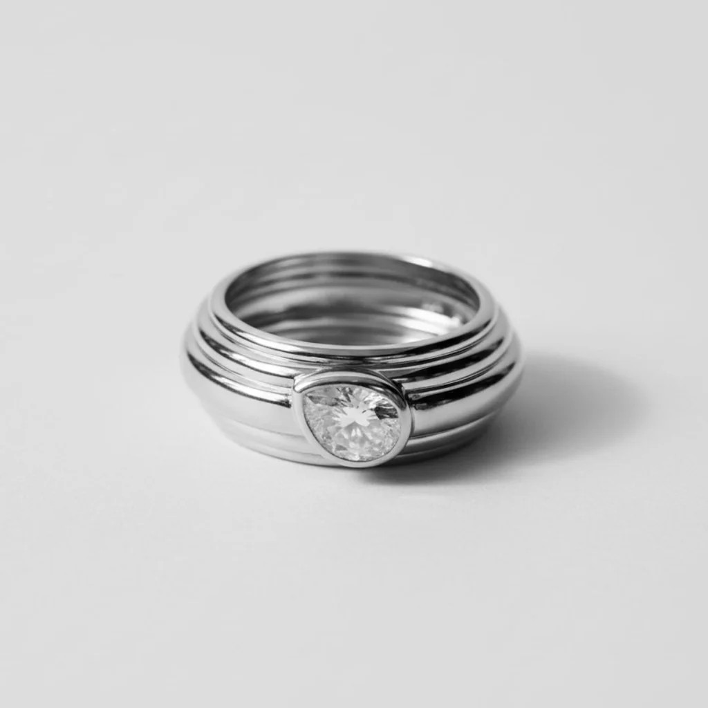 The Silver Zephyr Ring | Heavenly London