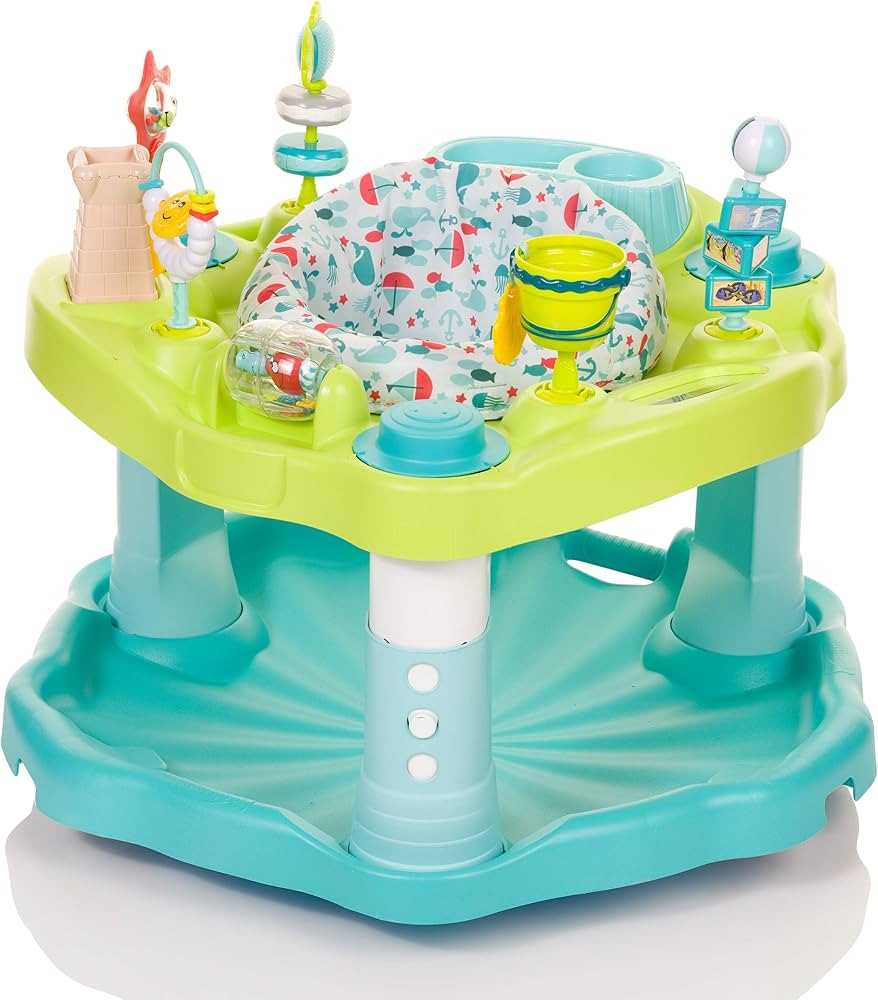 Evenflo ExerSaucer Activity Center, Seaside Splash | Amazon (US)