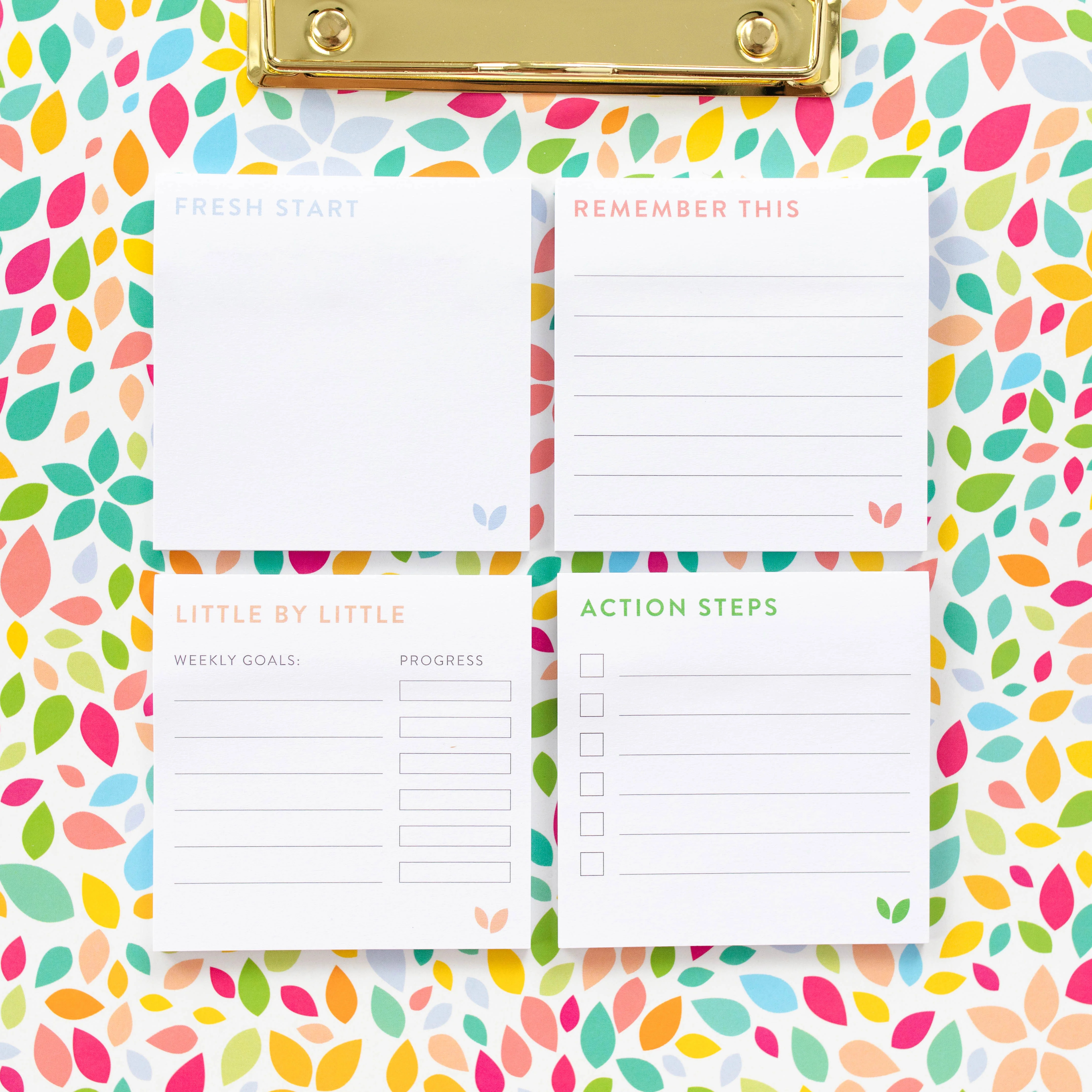 Goal Setting Sticky Notes | Cultivate What Matters