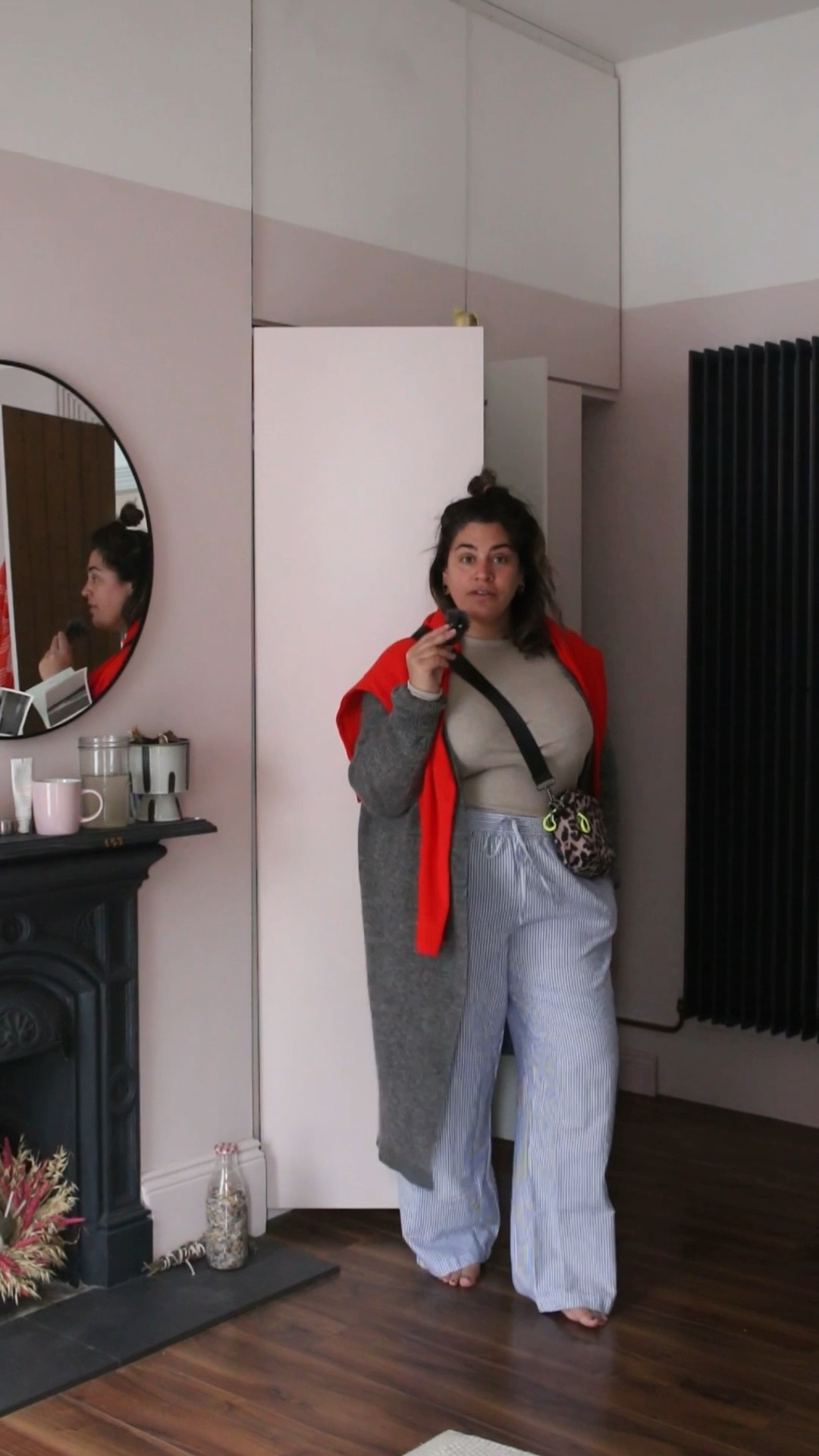 HM striped blue linen trousers {18} Hush red jumper {XL} Cos Cardigan {16} Asda leopard print bag // midsize outfit// midsize fashion // midsize spring

#LTKstyletip #LTKmidsize #LTKspring