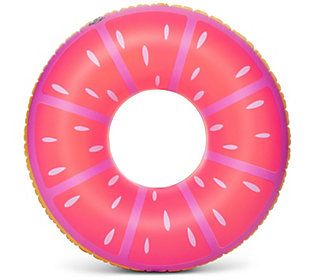 BigMouth Inc. Pink Lemon Tube Pool Float | QVC