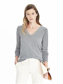 Merino Sweater Vee | Banana Republic US