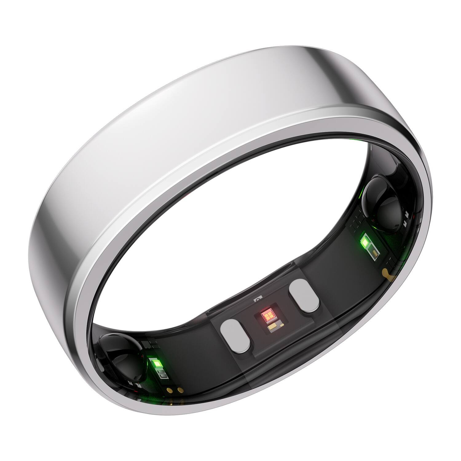 RINGCONN - Gen 2 Ultra-Thin Smart Ring with Sleep Apnea Monitoring and Health Tracking - Size 7 - Future Silver - (2024) | Best Buy U.S.