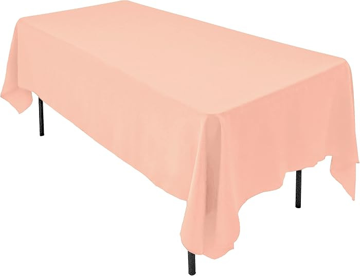 AK TRADING CO. 60 x 126-Inch Rectangular Polyester Tablecloth - Made in USA - Wrinkle-Resistant, ... | Amazon (US)
