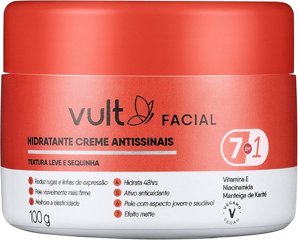 VULTA CREME POTE ANTISSINAIS FACIAL 100G | Amazon (BR)