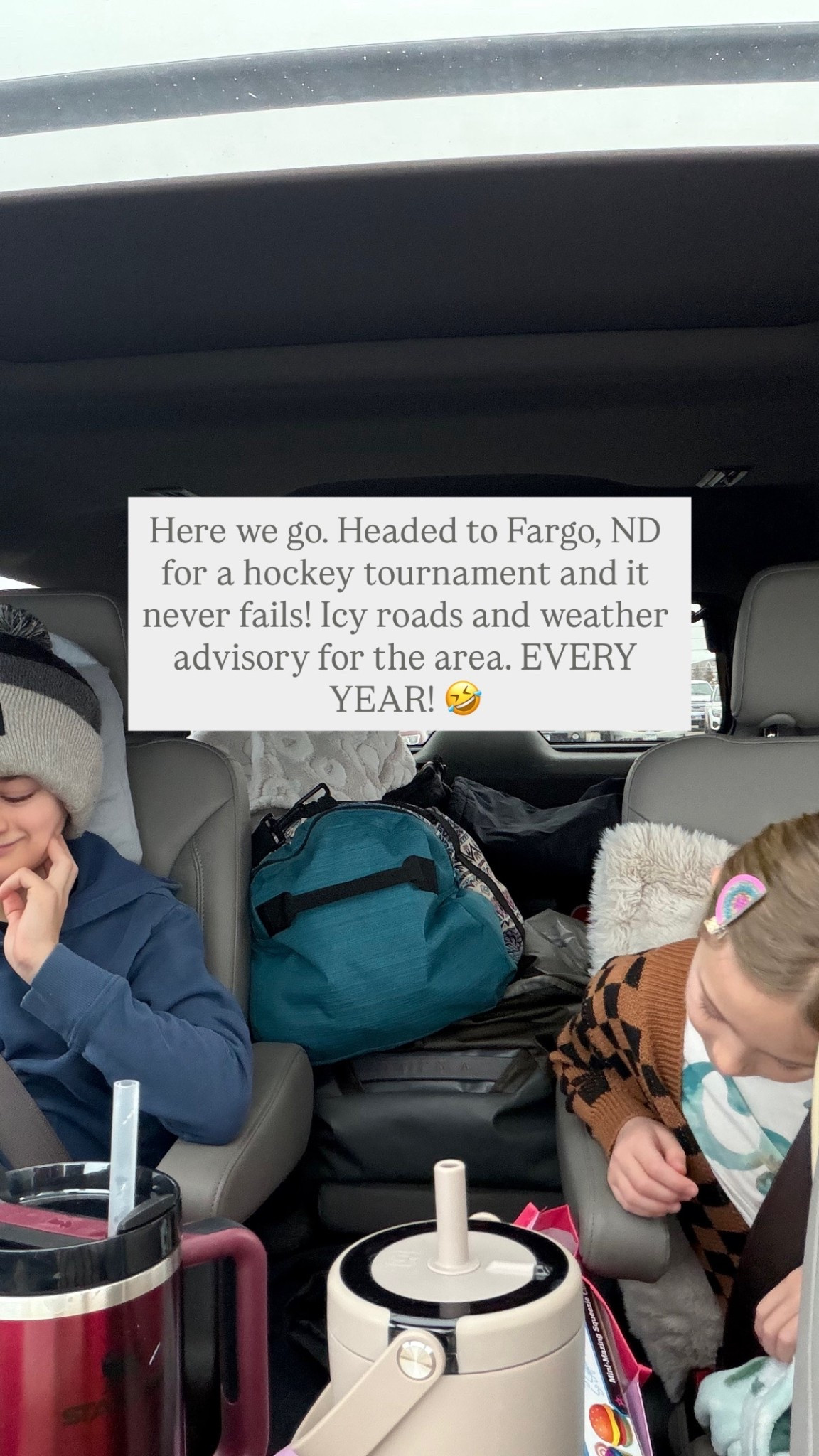 We come to this are at least once a year for hockey and it is ALWAYS terrible weather!

#LTKmomlife #LTKHome