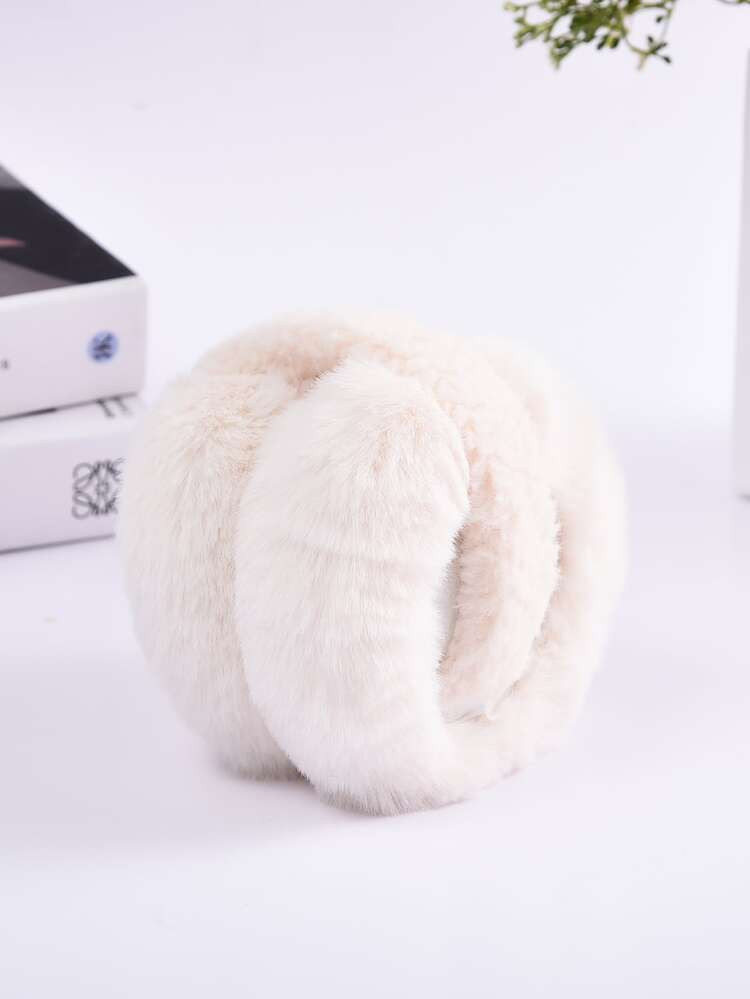 Solid Fuzzy Earmuffs | SHEIN
