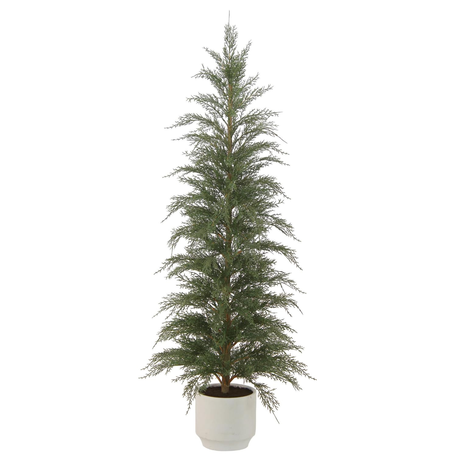 CG Hunter Holiday Collection, 4 ft Faux Cedar Tree, Premium Artificial Indoor Cedar Tree Stands 4... | Amazon (US)