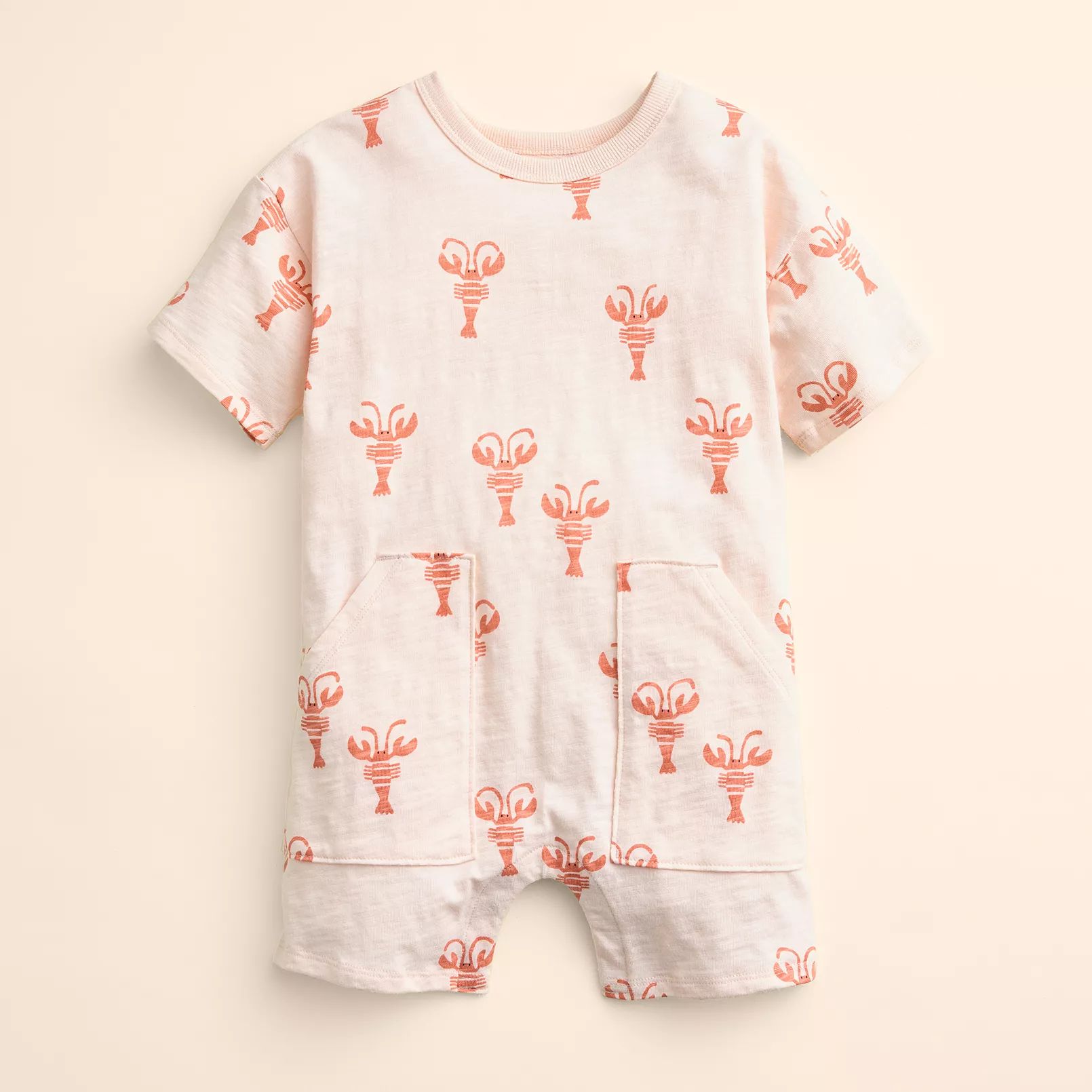 Baby & Toddler Little Co. by Lauren Conrad Short Sleeve Pocket Romper | Kohl's