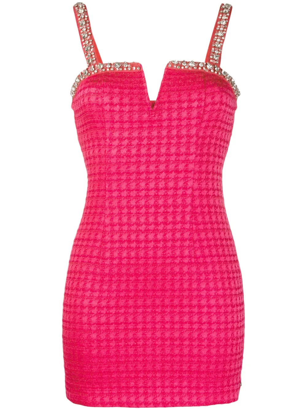 crystal-embellished tweed minidress | Farfetch Global