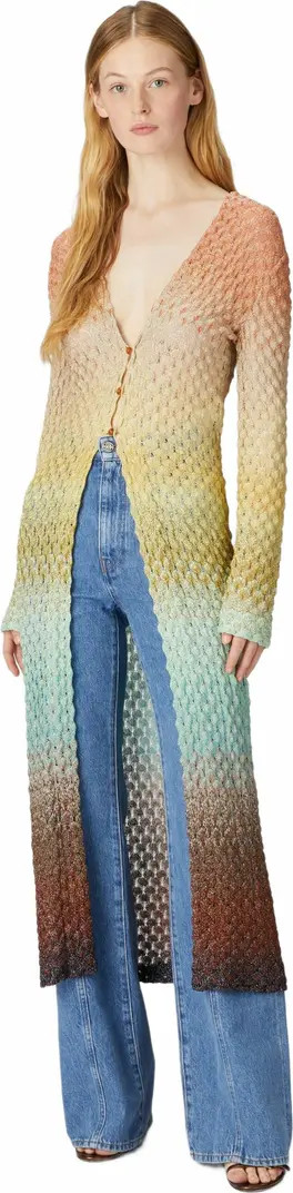 Missoni Long Cardigan In Lace And Lamé | Nordstrom | Nordstrom