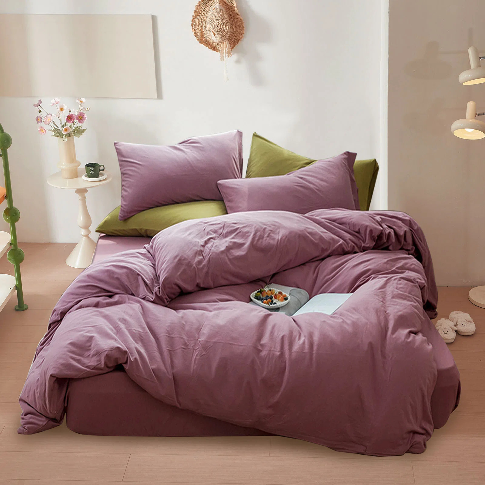VCLIFE Luxury Soft 100% Cotton Duvet Cover Set | Wayfair North America