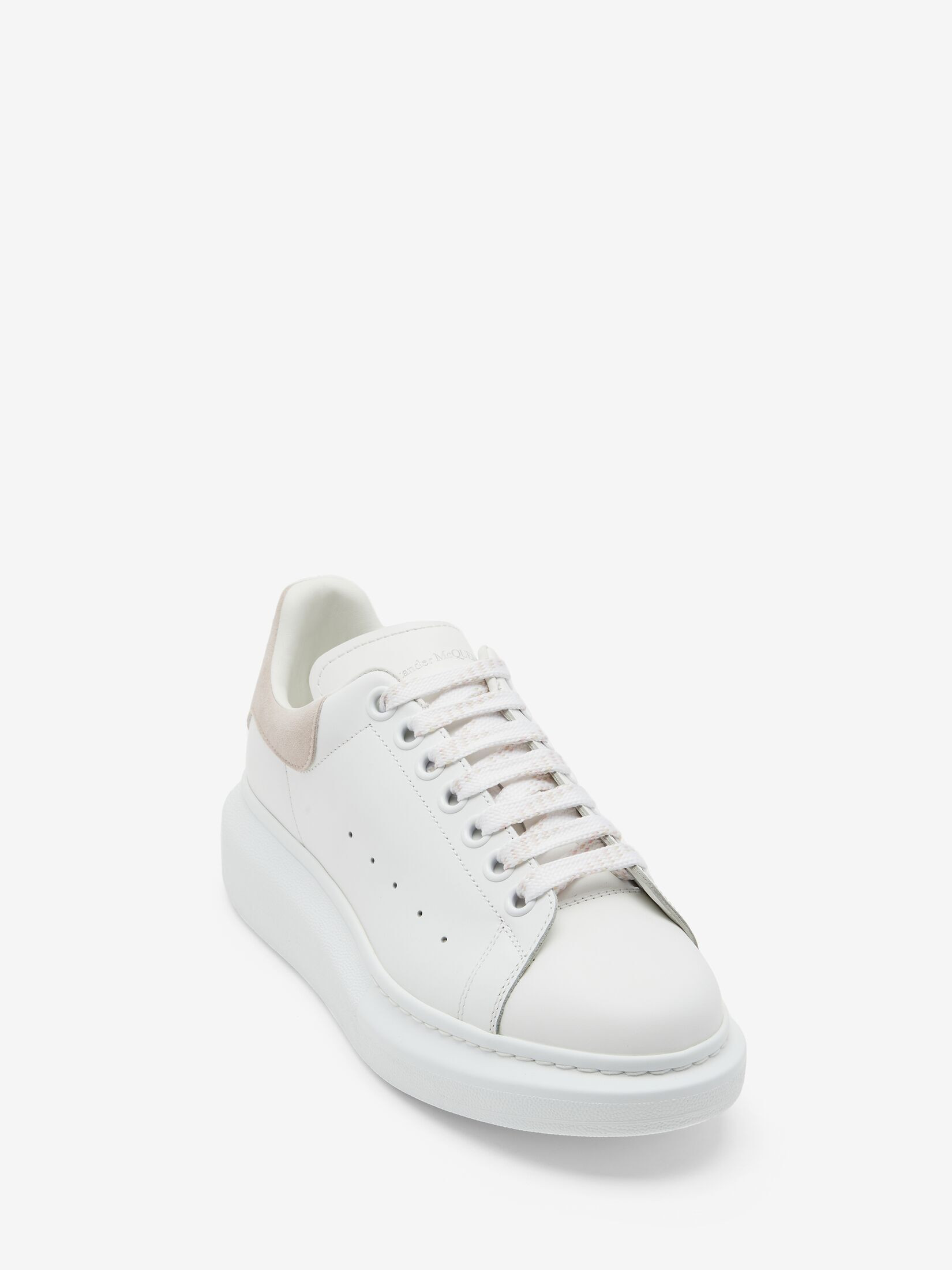 Women's Oversized Sneaker in White/patchouli | Alexander McQueen