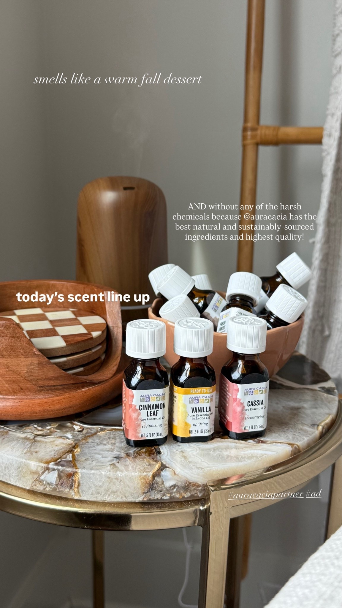 Cleaner living — fall edition 🍂🍦🧸🥧 #auracaciapartner Vanilla & Cinnamon welcoming you into our home on a crisp fall afternoon but without any of the harsh chemicals makes me so happy!! Aura Cacia is sustainably-sourced and smells amazing!! 

#LTKHome #LTKFamily #LTKSeasonal