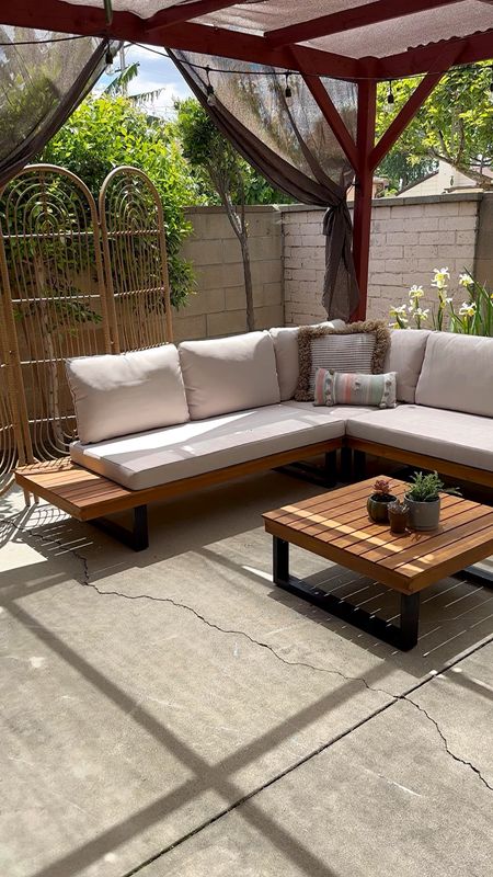Patio couch and patio update
Sectional is amazing! Easy to put together too! 


#LTKFind #LTKhome #LTKSeasonal