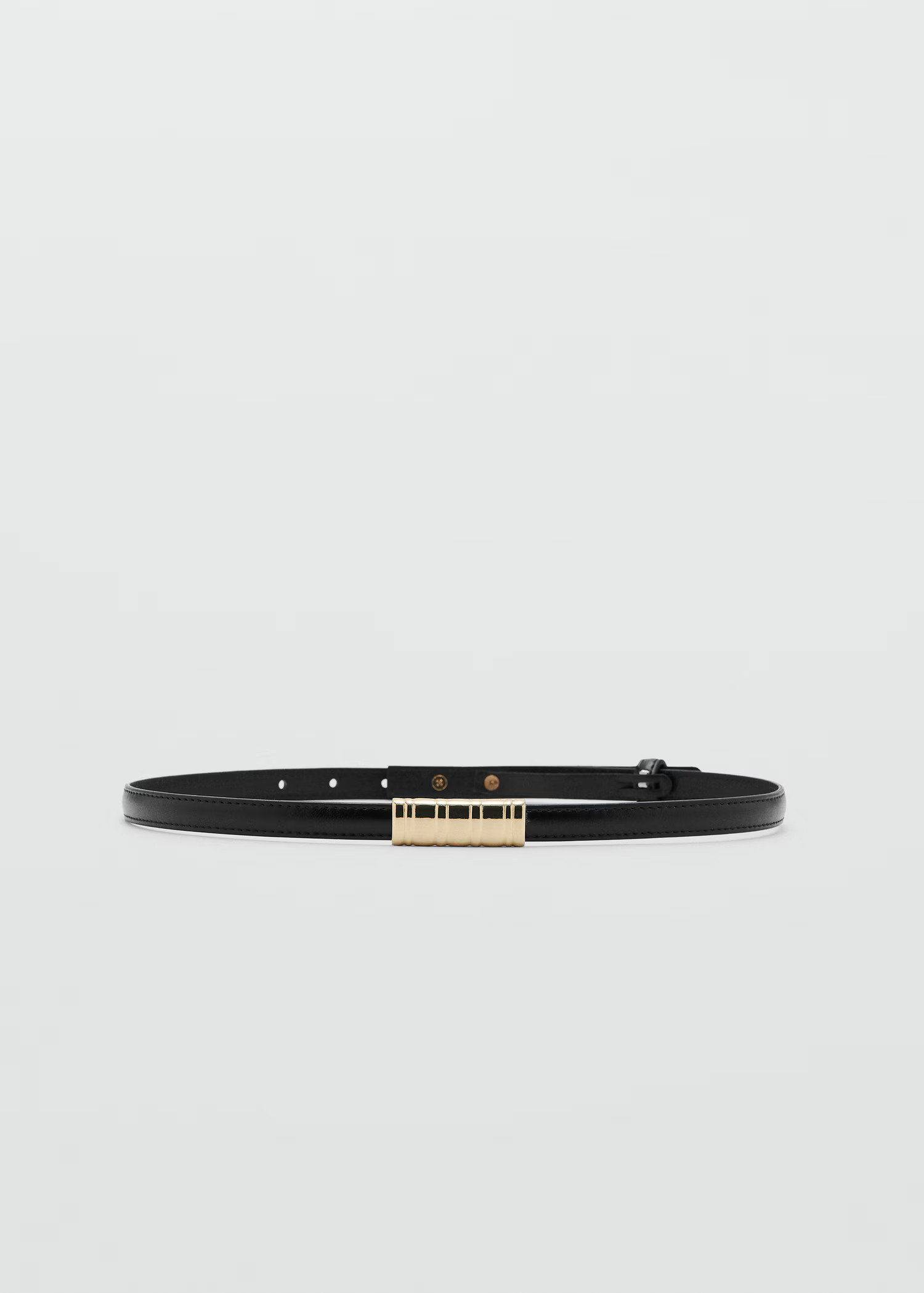 Thin belt with metal detail - Women | MANGO United Kingdom | MANGO (UK)