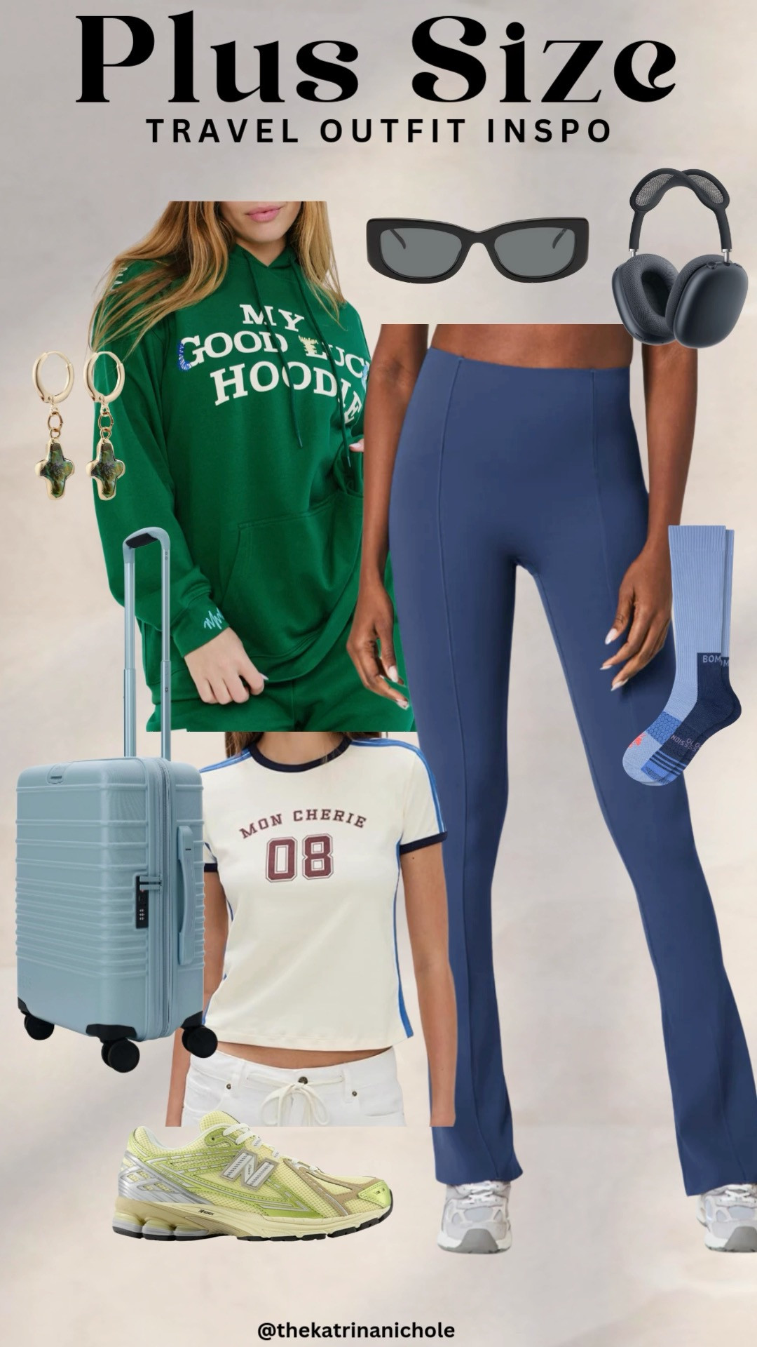 plus size travel outfit inspo for comfy yet cool girl vibes  

 #LTKStyleTip #LTKPlusSize #LTKTravel