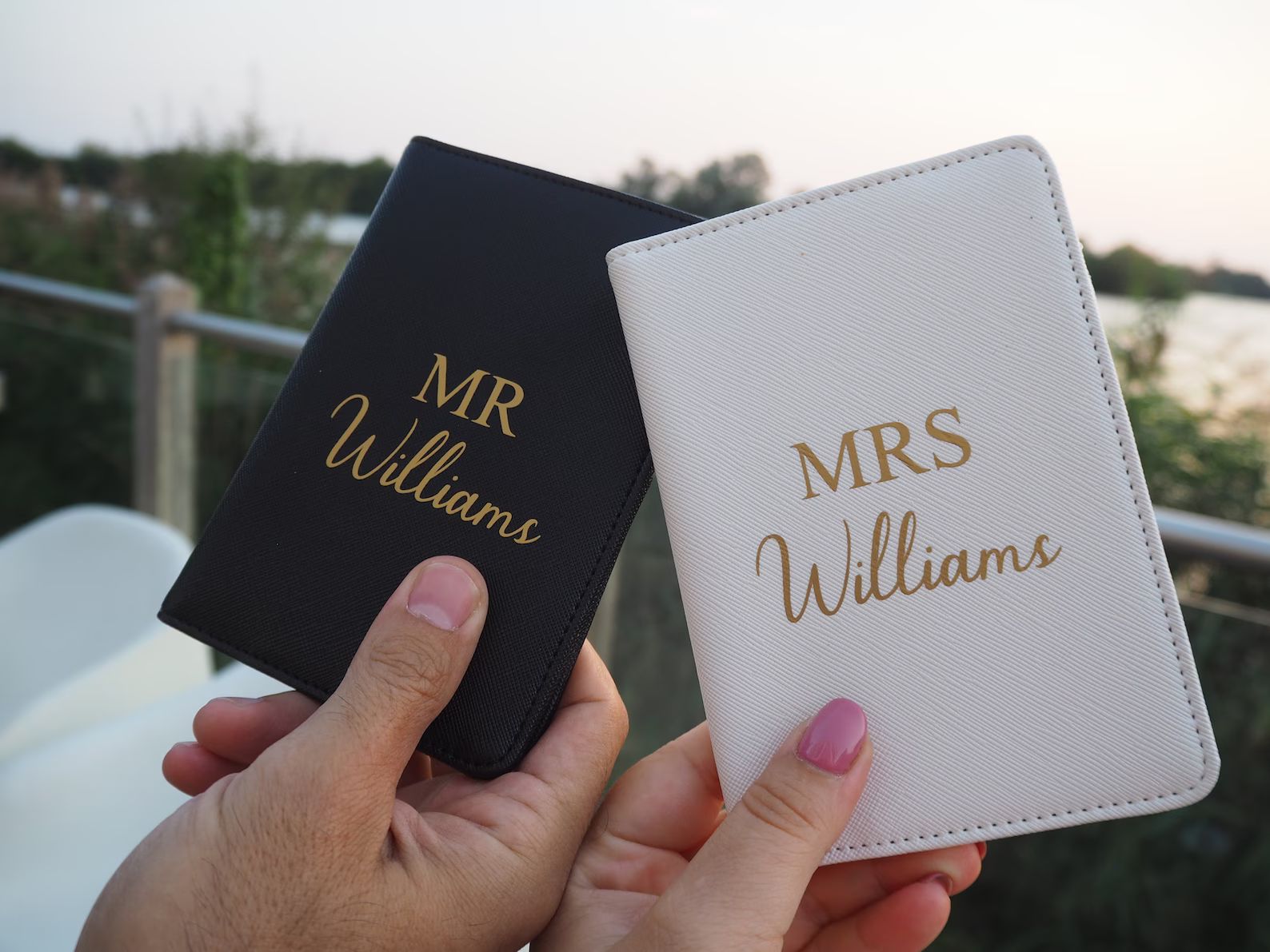 Mr and Mrs Wedding Personalised Passport Holders and Luggage | Etsy | Etsy (US)