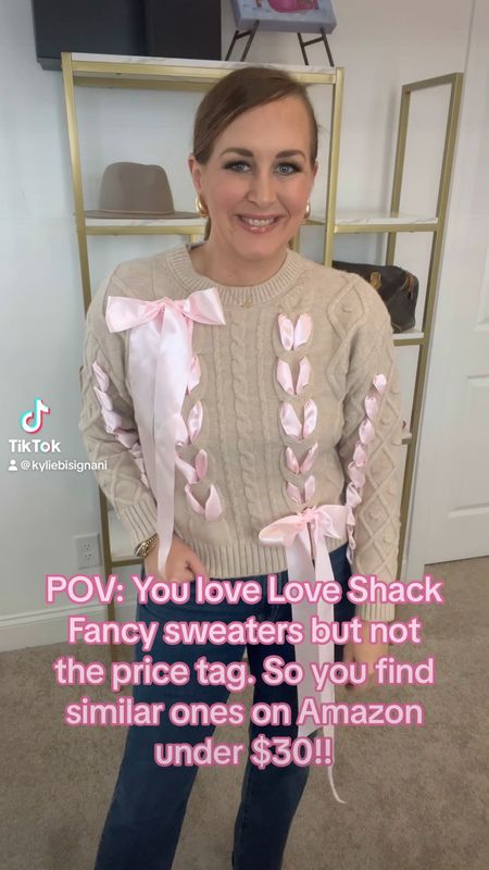 Love shack fancy dupe
Love shack fancy ribbon sweater
Love shack fancy ribbon sweater dupe

#LTKover40 #LTKstyletip #LTKfindsunder50