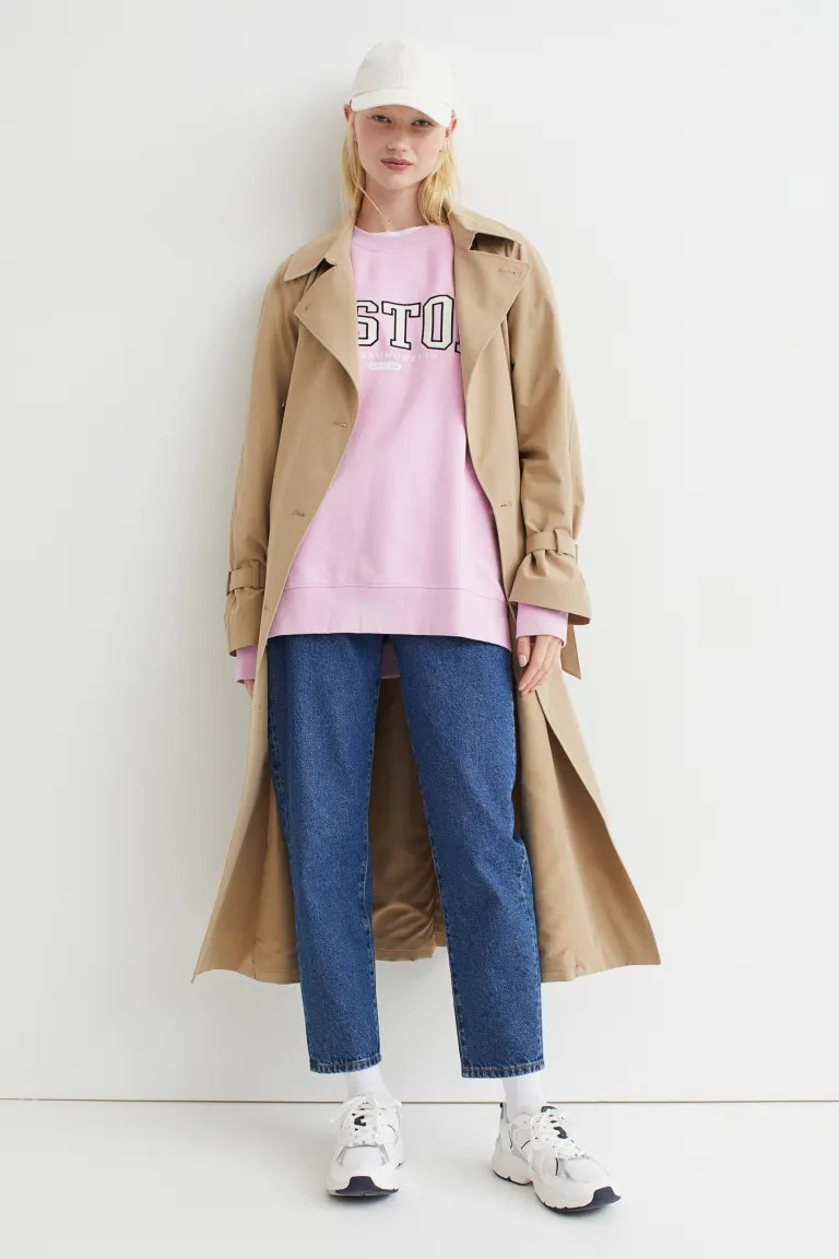 Oversized Sweatshirt with Motif | H&M (US + CA)