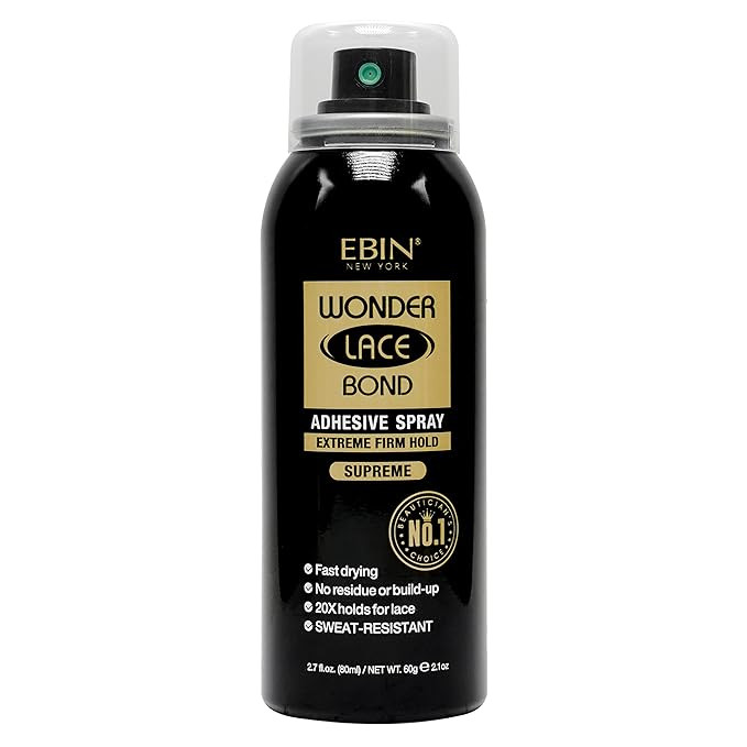 Wonder Lace Bond Adhesive Spray - Supreme (Extreme Firm Hold), 2.7 fl. oz./ 80ml | Fast Drying, N... | Amazon (US)