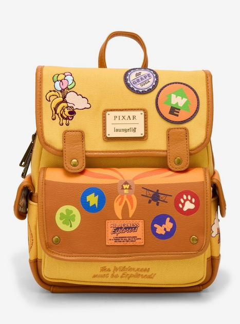 Loungefly Disney Pixar Up Patchwork Canvas Min Backpack - BoxLunch Exclusive | BoxLunch | BoxLunch