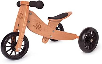 Kinderfeets TinyTot 2-in-1 Wooden Balance Bike and Tricycle - Easily Convert from Bike to Trike |... | Amazon (US)
