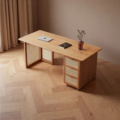 Japanese style minimalist creative desk | Wayfair North America