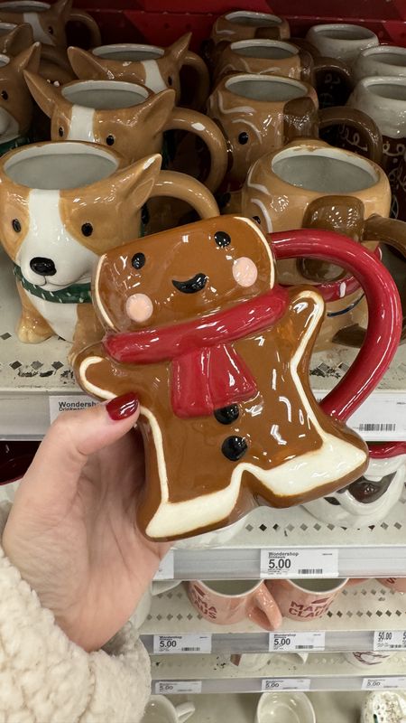 There was a restock of these $5 Christmas mugs at my local Target! I couldn’t resist getting this gingerbread man 🤎❤️ All the other mugs are just as cute! 🥰 

#LTKfindsunder50 #LTKhome #LTKHoliday