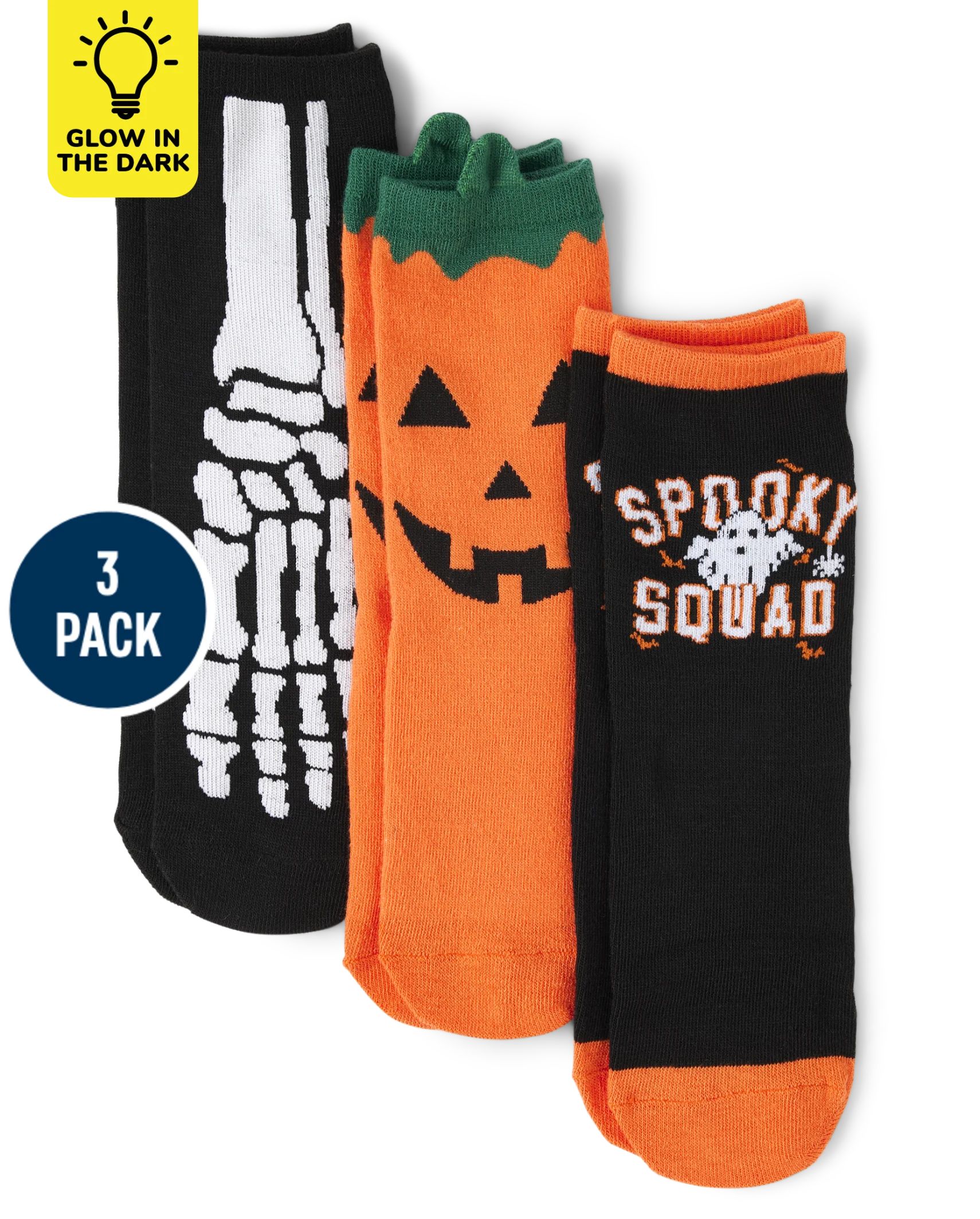 Unisex Kids Spooky Squad Crew Socks 3-Pack - multi clr | The Children's Place