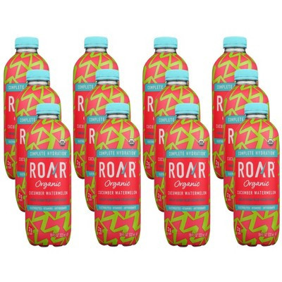 Roar Organic Cucumber Watermelon Enhanced Beverage - Case of 12/18 oz | Target