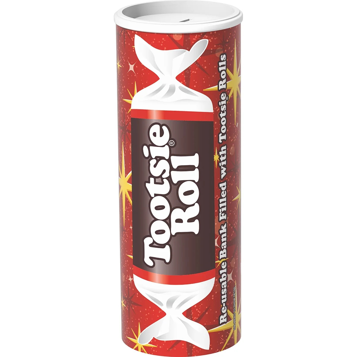 Tootsie Roll, Individually Wrapped, Tootsie Roll Candy, Peanut Free, Gluten Free, 5.23 oz Bank | Walmart (US)